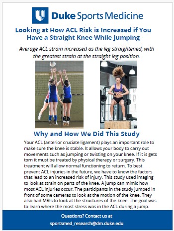 Summary of ACL strain paper