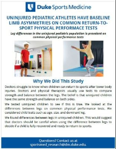 Summary of Article about physical testing in children
