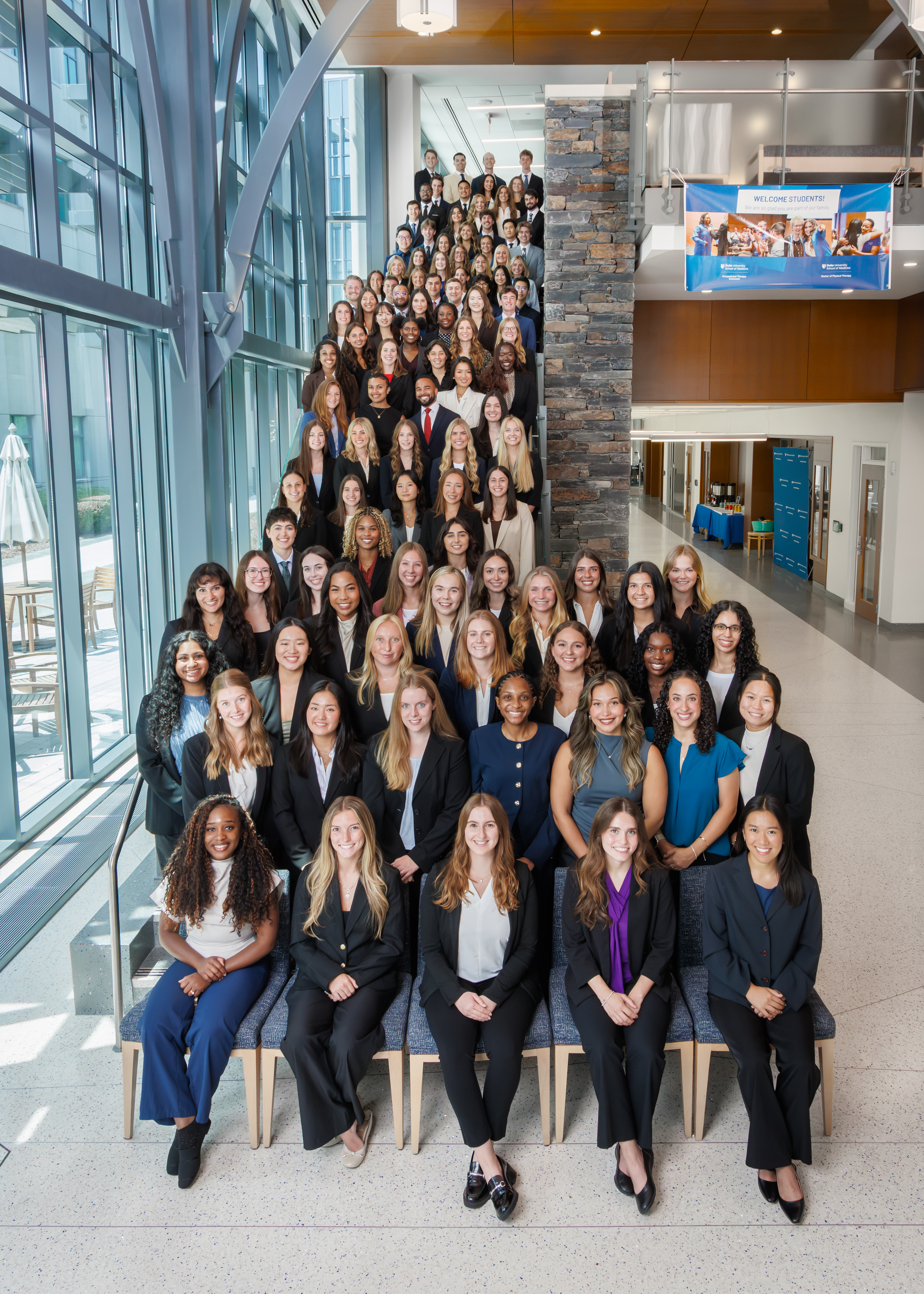 Doctor of Physical Therapy New Students pose for group photo