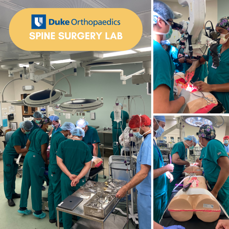 Spine Surgery Lab April