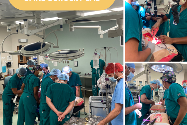 Spine Surgery Lab April