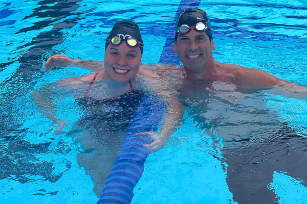 Morgan stickney will eward swim